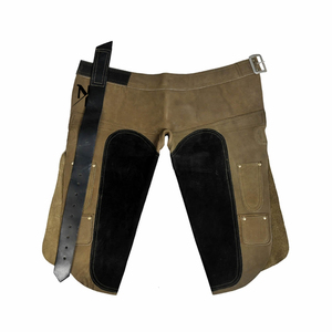 Tablier de fermeur de qualité supérieure en cuir de vachette pour l'équitation, durable, personnalisable, confortable et luxueux, tablier complet - Product Image 1