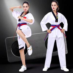 Uniforme de Taekwondo Económico 2026, Dobok ITF de Manga Corta para Competencia, Poomsae y Entrenamiento - Product Image 6