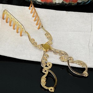 ที่คีบขนมทองเหลืองแท้ ดีไซน์วินเทจ สำหรับเสิร์ฟเค้ก ขนมปัง น้ำตาลก้อน ของหวาน อุปกรณ์ครัว ทนทาน - Product Image 4