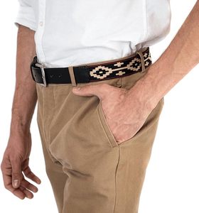 Ceinture en cuir tressé entièrement ajustable pour homme, vente en gros - Product Image 5