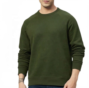 เสื้อสเวตเชิ้ตผู้ชาย คอวี ผ้าฝ้ายพรีเมียม ทรงโอเวอร์ไซส์ สวมใส่สบาย น้ำหนักมาก สไตล์ลำลอง สตรีทแวร์ รับสกรีนโลโก้ - Product Image 4