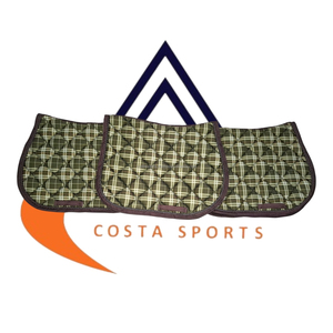 Costa Sports EQUESTRIAN - SILLERO DE ESPUMA DE ALTA DENSIDAD PARA MONTAR A CABALLO, CON BORDES DE CUERO RESISTENTE, FORRO DE MALLA 3D, A CUADROS, Acolchado - Product Image 6
