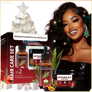 Best Hair Care <b>Set</b> with Rosemary <b>Essential</b> <b>Oil</b> Batana <b>Oil</b> and Butter Liquid Form for Hair Growth - Product Image 1
