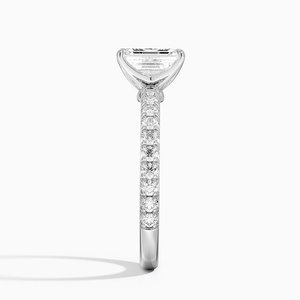BOJ <b>Ring</b> 0114 <b>Emerald</b> Cut 925 <b>Silver</b> Luxe Amelie Prong Setting Solitaire Diamond <b>Ring</b> 2ct D Color VVS1 Moissanite GRA Certified - Product Image 3