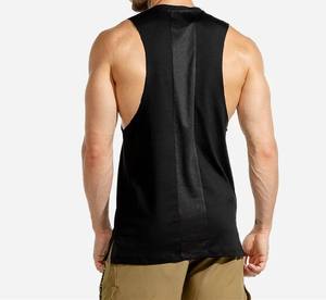 Débardeurs de compression pour hommes, décontractés, 100% coton, sans couture, respirants, tricotés, amincissants, sous-vêtements sculptants, col rond, effet délavé, ajourés - Product Image 6