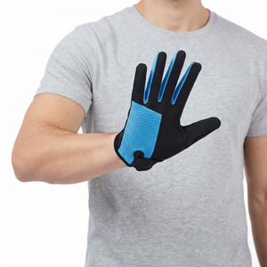 WEST <b>BIKING</b> Summer Cycling Breathable Half <b>Finger</b> Polyester Gloves Adult Unisex Anti-slip Shock-absorbing Hook & Loop Closure - Product Image 6