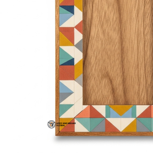 Marco de Madera Minimalista con Geometría Colorida |   Marco Moderno para Exhibición de Fotos - Product Image 3