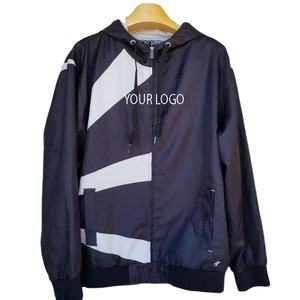 Windbreaker Hoodie Jacket <b>Coat</b> with Zipper Custom Hoodies Printed Hoodies - Product Image 1