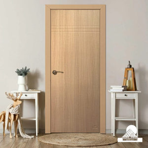 Puerta Moderna de Madera Maciza WPC para Interiores, Estilo Americano, Precolgada, Apertura Lateral, Marco Compuesto Acabado para Diseño de Habitaciones - Product Image 6