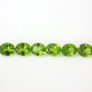 Peridoto Verde Natural, Corte Ovalado, Piedras Sueltas Calibradas y Facetadas para Joyería, Venta al Por Mayor de Gemas - Product Image 5