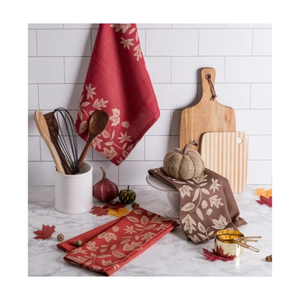 <b>Hand</b> Made Stunning Botanical Tea <b>Towel</b> Cotton Jacquard <b>Kitchen</b> Dish Cloth Decorative Absorbent Home <b>Kitchen</b> OEM ODM Manufacturer - Product Image 5