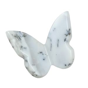 Opale dendritique papillon volant en cristal de haute qualité avec ailes en pierre de guérison, papillon sculpté 3D et décoration d'intérieur – Vente en gros - Product Image 1