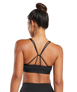 Women's Plus Size Ruched V Neck High Stretch Breathable Eco-Friendly Fitness Sports Bra Front High Quality Activewear Backless - Product Image 6