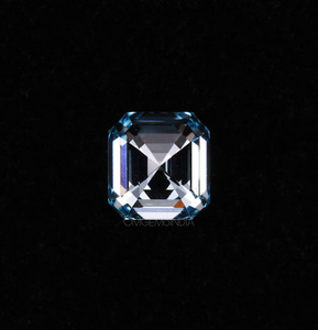 Diamant de laboratoire bleu |   Diamant de culture de laboratoire taille Asscher |   Diamants en vrac pour alliance, bague d'anniversaire, pendentif, boucles d'oreilles - Product Image 4
