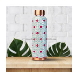 High demand Copper Water <b>Bottle</b> With Matte Finished Modern Style Water <b>Drinking</b> <b>Bottle</b> - Product Image 3