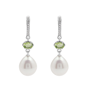 Premium Quality Bulk Product 925 Sterling <b>Silver</b> Peridot Fancy & Pearl Oval Gemstone Fine Jewelry <b>Set</b> Of <b>Ring</b> Earrings Necklace - Product Image 3