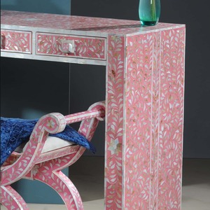 Table console décorative en nacre pour chambre et salon, meuble de décoration - Product Image 4