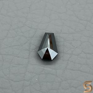 Moissanita Negra Cultivada en Laboratorio, Corte Ataúd, 3.56CT, Piedra Suelta, 12.4x8.1mm, Gema Gótica Alargada - Product Image 5