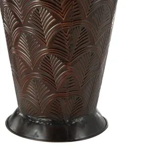 High End Artistic Decorative Iron Flower <b>Vase</b> Coastal Design Eco-Friendly Tabletop Christmas Designer Collection Worldwide - Product Image 2