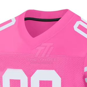 Jersey de Fútbol Americano Personalizable con MOQ Bajo, Ropa Deportiva Transpirable de Manga Corta con Poliéster 100% de Alta Calidad - Product Image 6