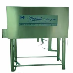 Réservoir de traitement rectangulaire en acier inoxydable robuste Madhuli Enterprise avec cadre renforcé pour l'industrie laitière - Product Image 2