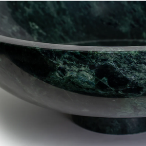 Modern Green Marble Multi-Functional Serving Bowl-<b>Kitchen</b> <b>Decorative</b> Fruit Bowl for Diwali Ramadan Celebrations - Product Image 3