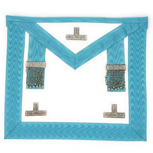 Nuevo modelo 2026: Mandil masónico de cuero de cordero para Maestro Masón y Maestro Masón de Honor, con precio económico. - Product Image 5