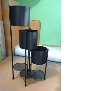 Nouveauté : Jardinières contemporaines en métal, grandes jardinières d'extérieur personnalisées, jardinières en acier corten, jardinières en fer - Product Image 2