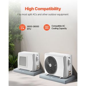 Mini cuscinetti antivibranti per esterni per condizionatori Modulare 9000 36000 BTU - Product Image 5