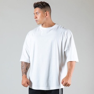 เสื้อยืดคอกลมผู้ชายผ้าเจอร์ซีย์คอตตอน 100% คุณภาพสูง แบบสวมใส่สบาย ระบายอากาศได้ดี แขนสั้น ไซส์ใหญ่ สั่งทำได้ รับผลิตแบบ OEM ขายส่ง - Product Image 5