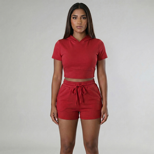 Conjunto Casual de Verano para Mujer, Diseño Moderno, Transpirable, 100% Algodón Ecológico, Cuello Redondo, Dos Piezas, Largo hasta la Rodilla - Product Image 4