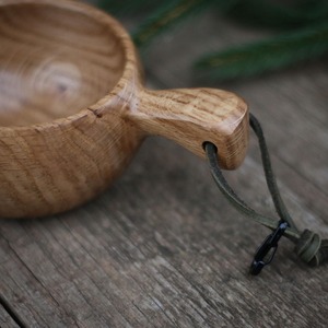 Taza Kuksa Hecha a Mano, Taza de Madera de Bajo Precio con Acabado Liso para Café, Té, Aventuras al Aire Libre y Uso Diario a un Precio Accesible - Product Image 3