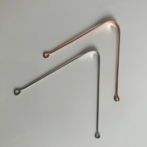 Support en cuivre pour nettoyeur de langue, présentoir pour fleurs séchées, support décoratif minimaliste - Product Image 3
