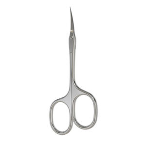 Ciseaux à cuticules personnalisés pour droitiers, en acier inoxydable allemand, finition Dall, lame courbée et tranchante, ciseaux à cuticules pour nail art - Product Image 2