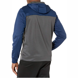 Sudadera con Capucha Gris Oscuro para Hombre con Estampado de Reno y Árbol Dorados, Cordón Rojo, Ropa Casual de Invierno - Product Image 4