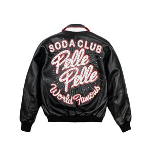 <b>Vintage</b> Men's Winter Leather Lettermen <b>Jackets</b> Stand Collar High Street <b>Varsity</b> <b>Jackets</b> Windproof Breathable Quick Dry <b>Jacket</b> - Product Image 3