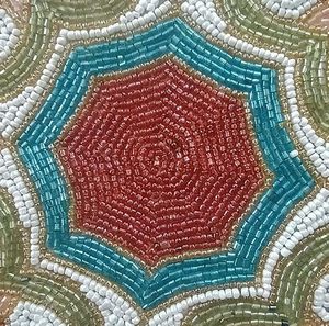 Embroidered Geometric <b>Table</b> <b>Runner</b> Traditional Home Decor Washable Multi Color Pattern - Product Image 5