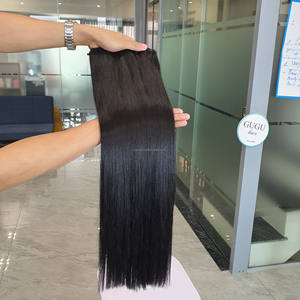 Extensiones de Cabello Humano Virgen de 8 a 40 Pulgadas, Lisas, Sin Procesar, Doblemente Tramadas a Máquina, Color Claro, Vietnam - Product Image 3