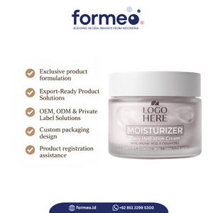 Crème hydratante personnalisée pour votre marque, 50 ml, acide hyaluronique, céramides, hydratation quotidienne pour tous types de peaux, légère, non grasse - Product Image 3
