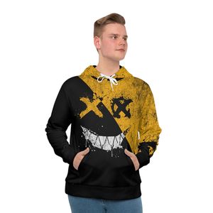 Sweat-shirts à capuche personnalisés par sublimation pour hommes et femmes, en polaire polyester de haute qualité, coupe-vent, écologiques, vêtements d'hiver, teinture unie - Product Image 3