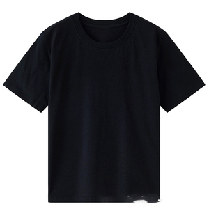 เสื้อยืดคอกลมสีพื้นผ้าฝ้ายแท้ 180 กรัม สำหรับผู้ชาย สไตล์ลำลอง ปักโลโก้ตามสั่ง ผลิตในโรงงานบังกลาเทศ ราคาโรงงาน รับผลิตแบบ OEM - Product Image 2