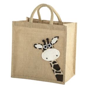Vente en gros de sacs fourre-tout en lin personnalisés Sacs à main en jute avec logo pour femmes sacs-cadeaux promotionnels - Product Image 1