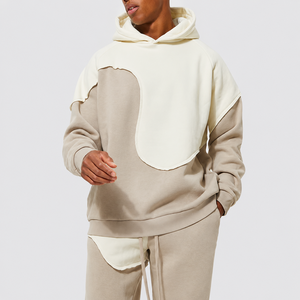 Men Multicolor Tracksuit Mens Hoodie Wholesale Custom Designers Casual <b>Colour</b> <b>Block</b> Tracksuit - Product Image 3