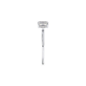 Bague halo cachée en argent sterling 925 certifiée GRA, prix de gros REYES, pour femmes, bijoux fins hip hop. - Product Image 5