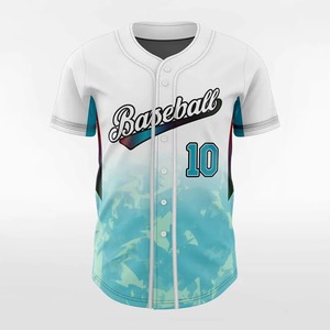 Nouveau maillot de baseball personnalisé pour adultes, manches courtes, 100% polyester, vêtements de sport de haute qualité, maillots de baseball pour hommes - Product Image 1