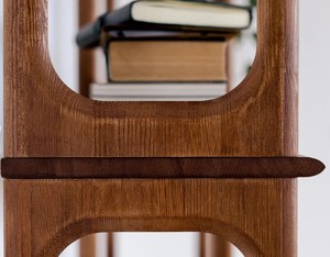 Modern <b>Wooden</b> <b>Bookcase</b> Display Storage Rack Floor Standing Shelf Unit for Living Room Home Office - Product Image 5