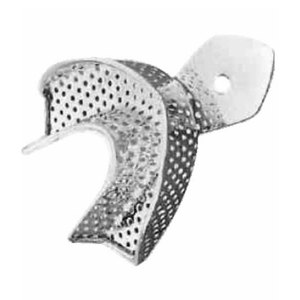 Bandeja de Impresión Dental de Calidad Premium con Borde L2 Perforado, Tamaño Inferior L, de Acero Inoxidable, Reutilizable y Autoclavable, para Ortodoncia - Product Image 5