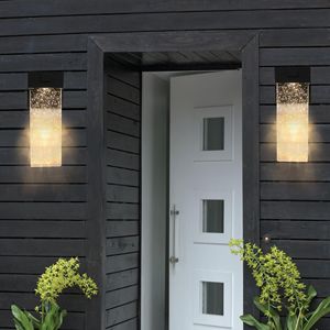 Lampada da Parete a LED Trasparente Impermeabile per Esterni, Supporta Diversi Tipi di Lampadine (2 Pezzi) con Sensore di Luce - Product Image 2