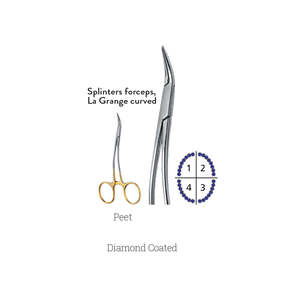LIKAMED PROMOTION EXCEPTIONNELLE Pince à fragment de denture et forceps à éclats radiculaires 11,5 CM Droit et Courbé EN STOCK par Dentavex - Product Image 4