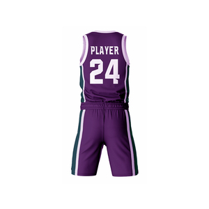 Uniforme de Baloncesto Sublimado con Diseño Personalizado, Talla Grande, Transpirable, Antibacterial, de Secado Rápido, sin Mangas, con Cintura Elástica - Product Image 3